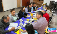Reunión con la unión comunal de adultos mayores.